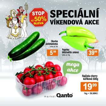 Leták Qanto market - 3.12.2021 - 5.12.2021.