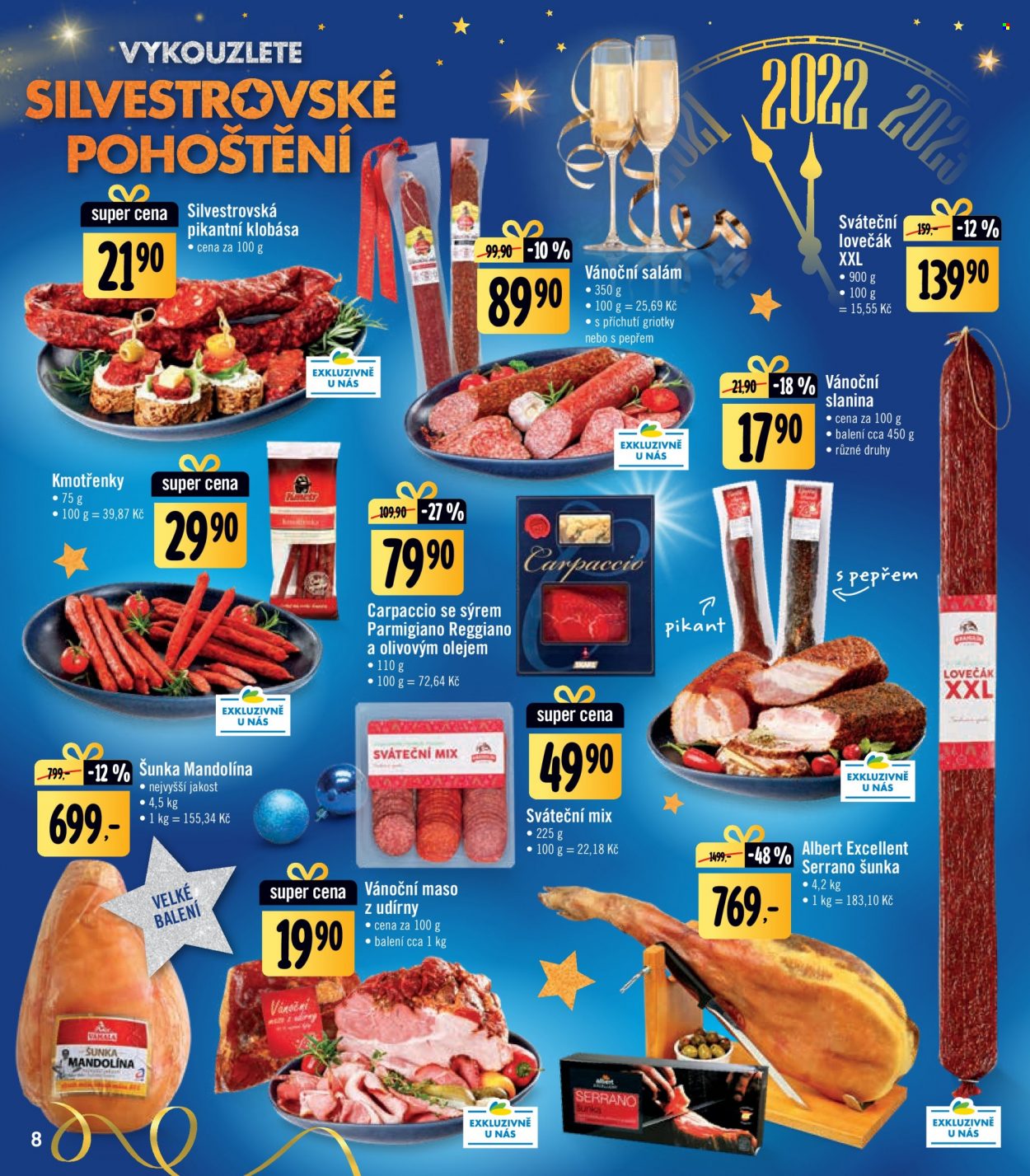 Leták Albert Hypermarket - 8.12.2021 - 2.1.2022. Strana 8