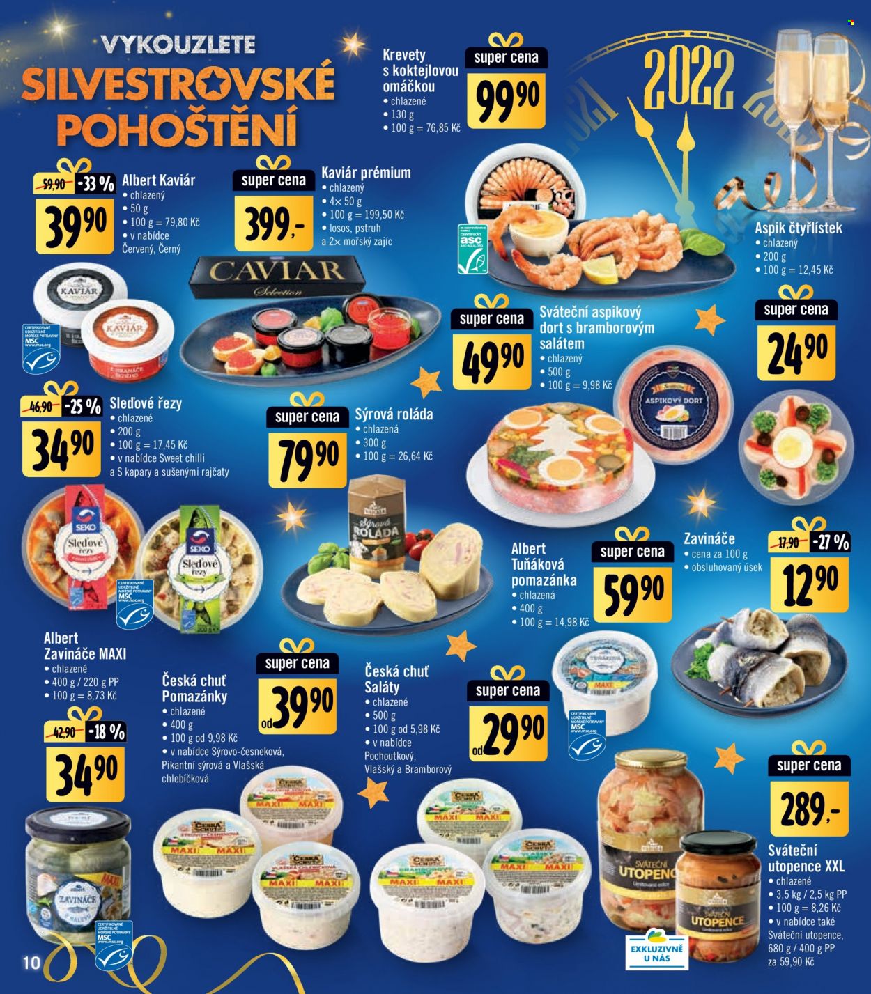Leták Albert Hypermarket - 8.12.2021 - 2.1.2022. Strana 10