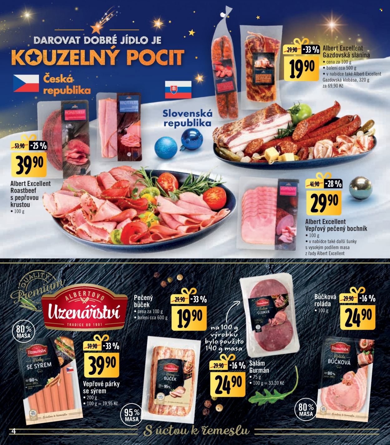 Leták Albert Supermarket - 8.12.2021 - 2.1.2022. Strana 4
