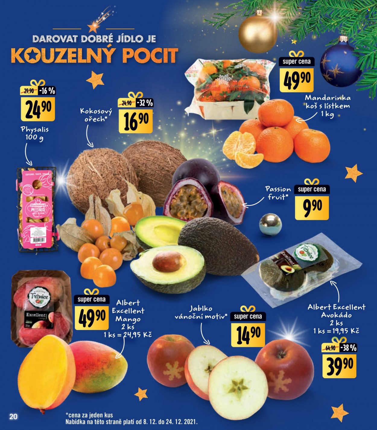 Leták Albert Supermarket - 8.12.2021 - 2.1.2022. Strana 20