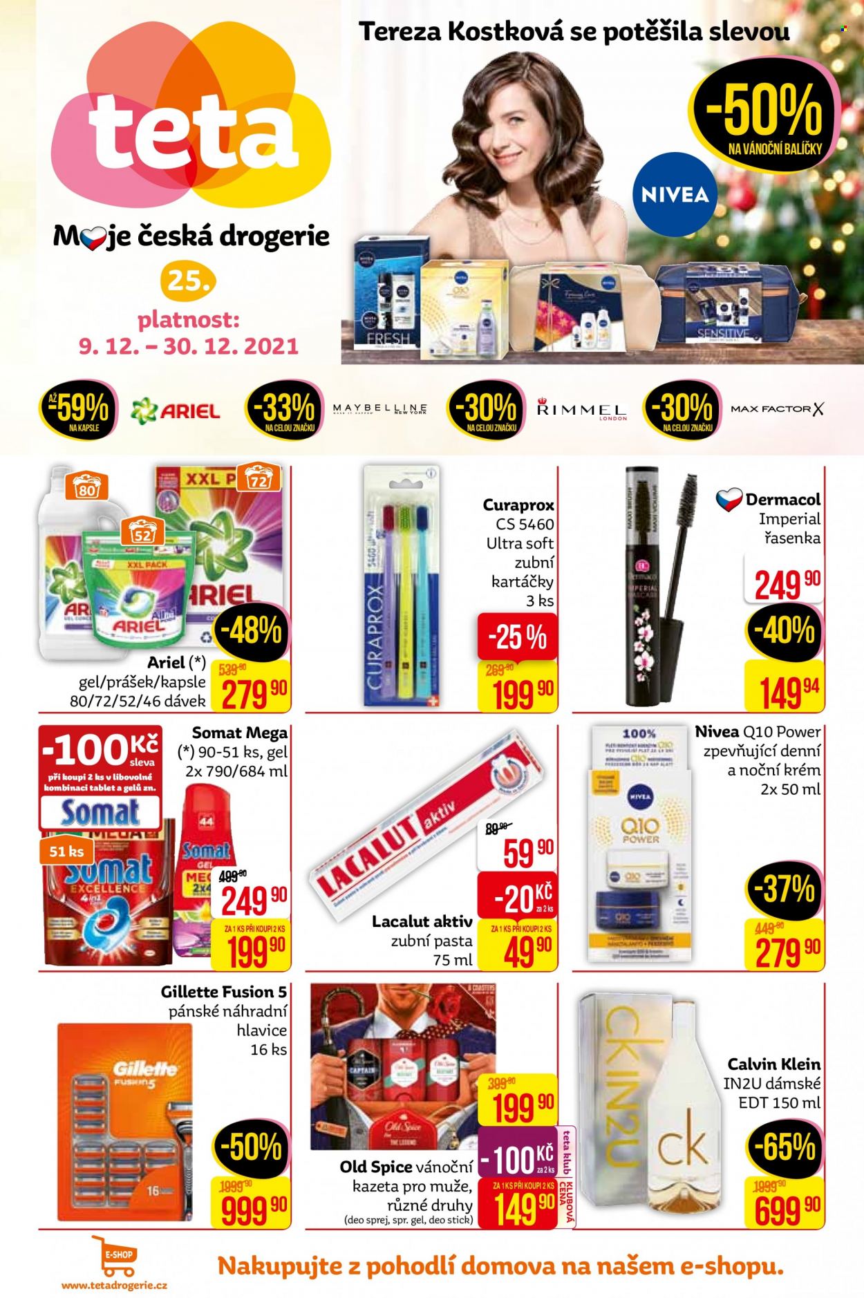 Leták Teta drogerie - 9.12.2021 - 30.12.2021. Strana 1
