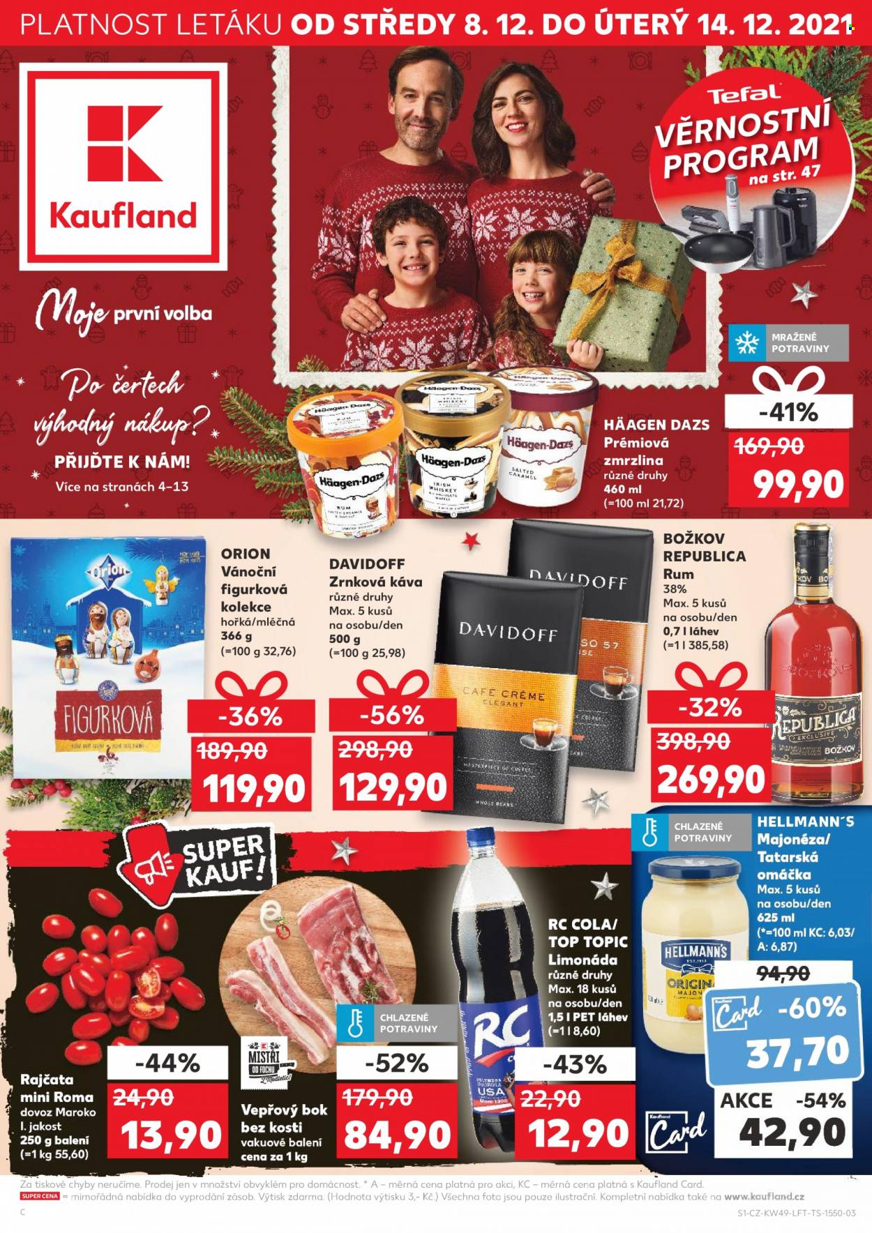 Leták Kaufland - 8.12.2021 - 14.12.2021. Strana 1