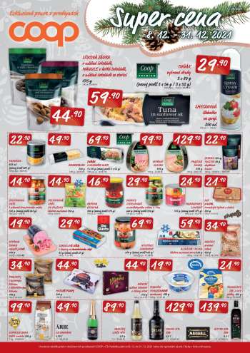 Leták coop TUTY - 8.12.2021 - 31.12.2021.