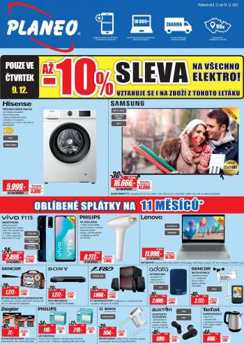 Leták PLANEO Elektro - 8.12.2021 - 12.12.2021.