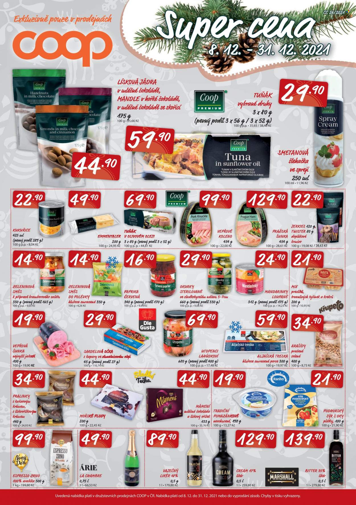 Leták TREFA coop - 8.12.2021 - 31.12.2021. Strana 1