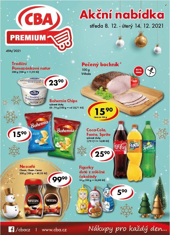 Leták CBA Premium - 8.12.2021 - 14.12.2021. Strana 1