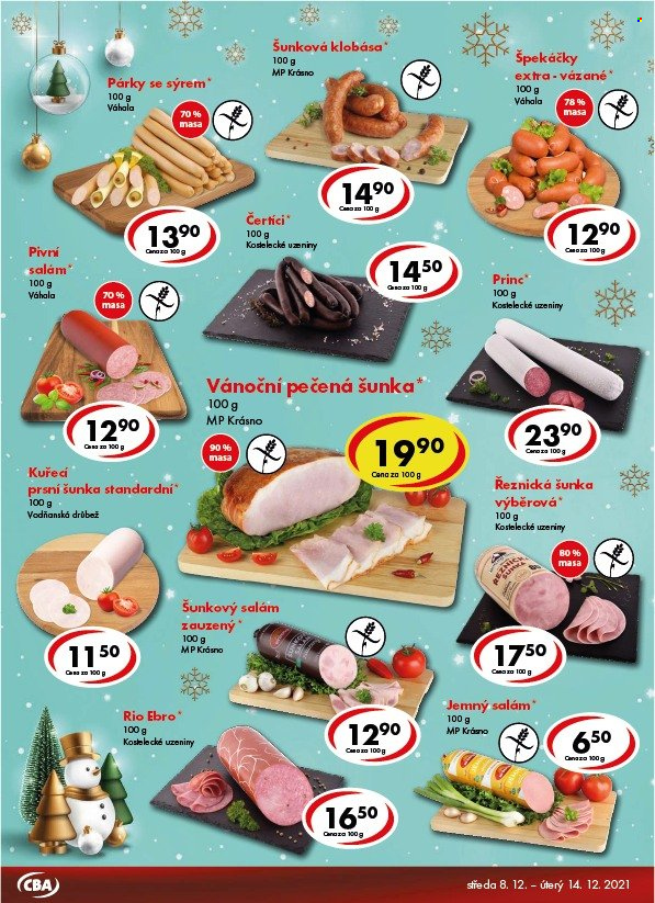 Leták CBA Premium - 8.12.2021 - 14.12.2021. Strana 4