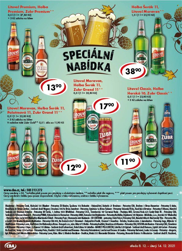 Leták CBA Premium - 8.12.2021 - 14.12.2021. Strana 6