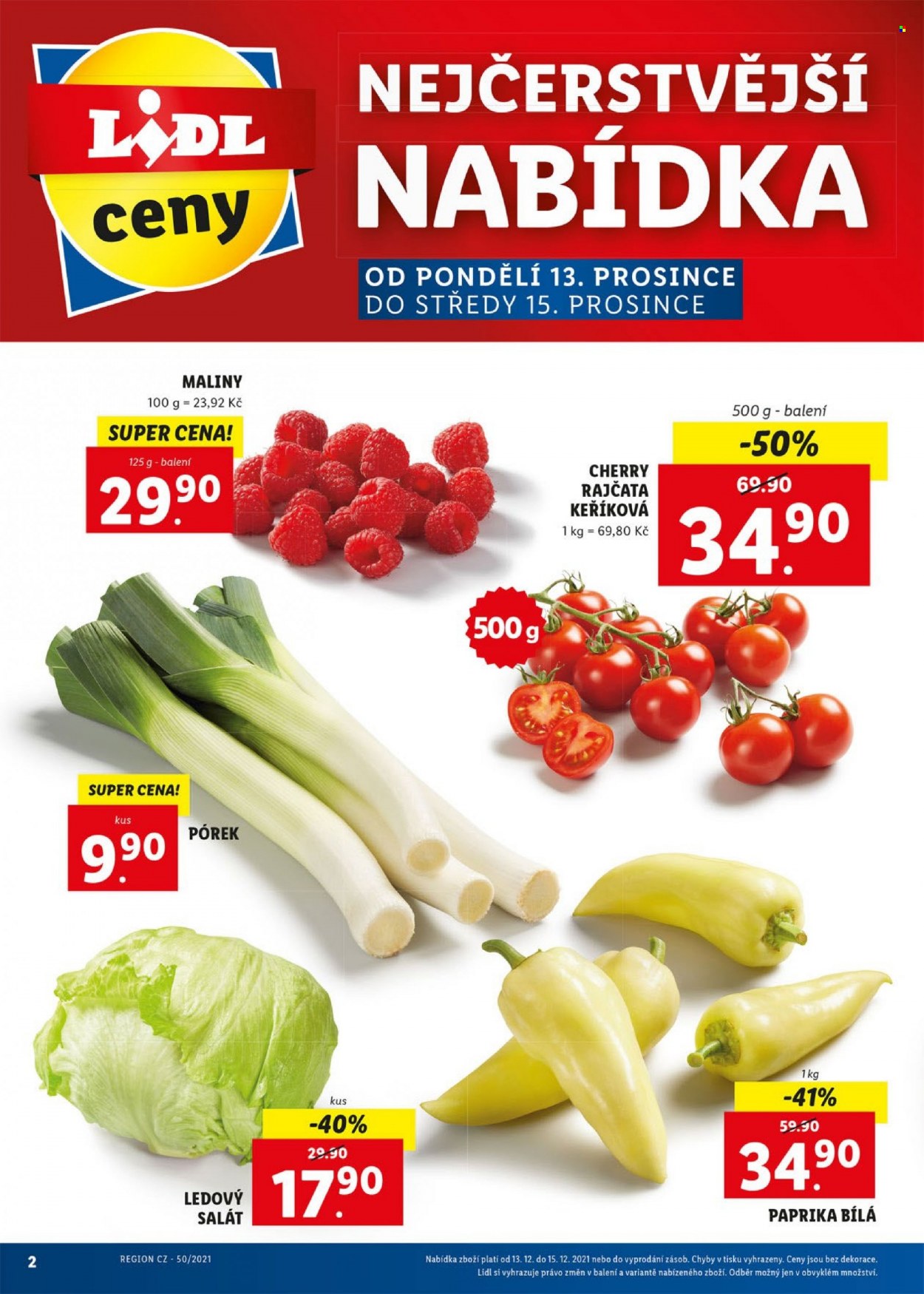 Leták Lidl - 13.12.2021 - 19.12.2021. Strana 2