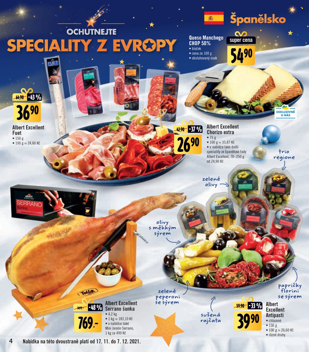 Leták Albert Hypermarket - 17.11.2021 - 2.1.2022. Strana 4