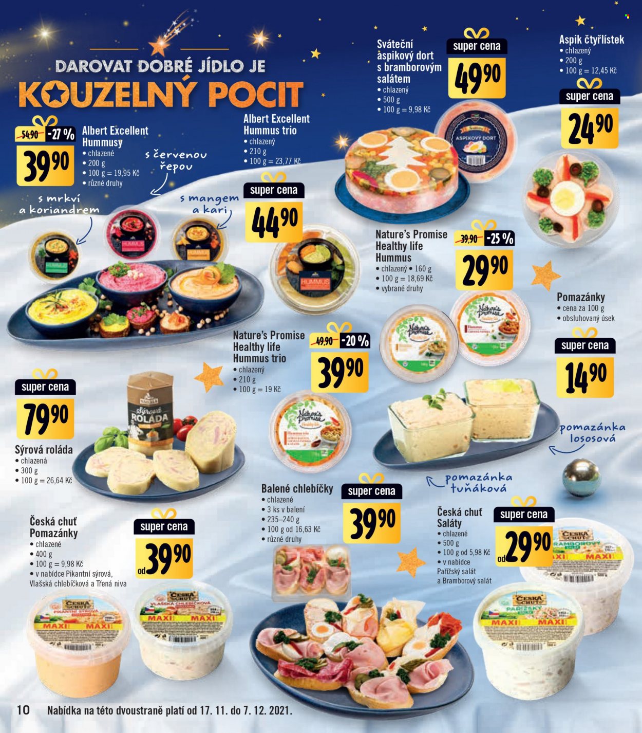 Leták Albert Hypermarket - 17.11.2021 - 2.1.2022. Strana 10