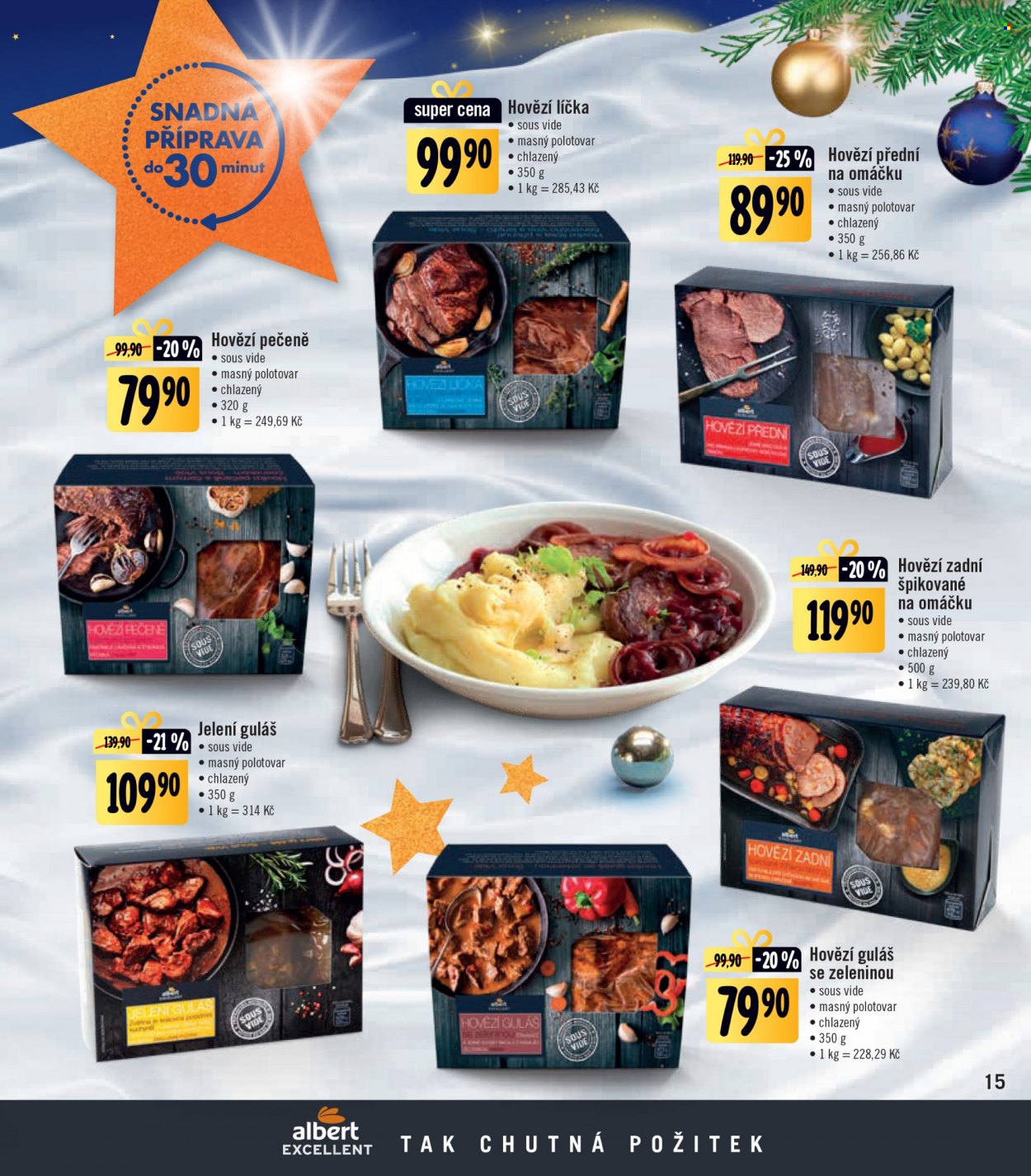 Leták Albert Hypermarket - 17.11.2021 - 2.1.2022. Strana 15