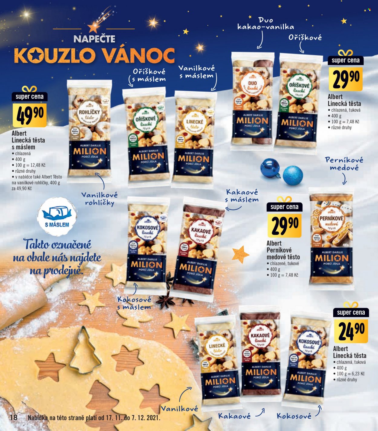Leták Albert Hypermarket - 17.11.2021 - 2.1.2022. Strana 18