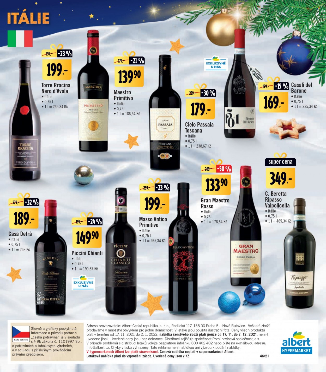 Leták Albert Hypermarket - 17.11.2021 - 2.1.2022. Strana 35