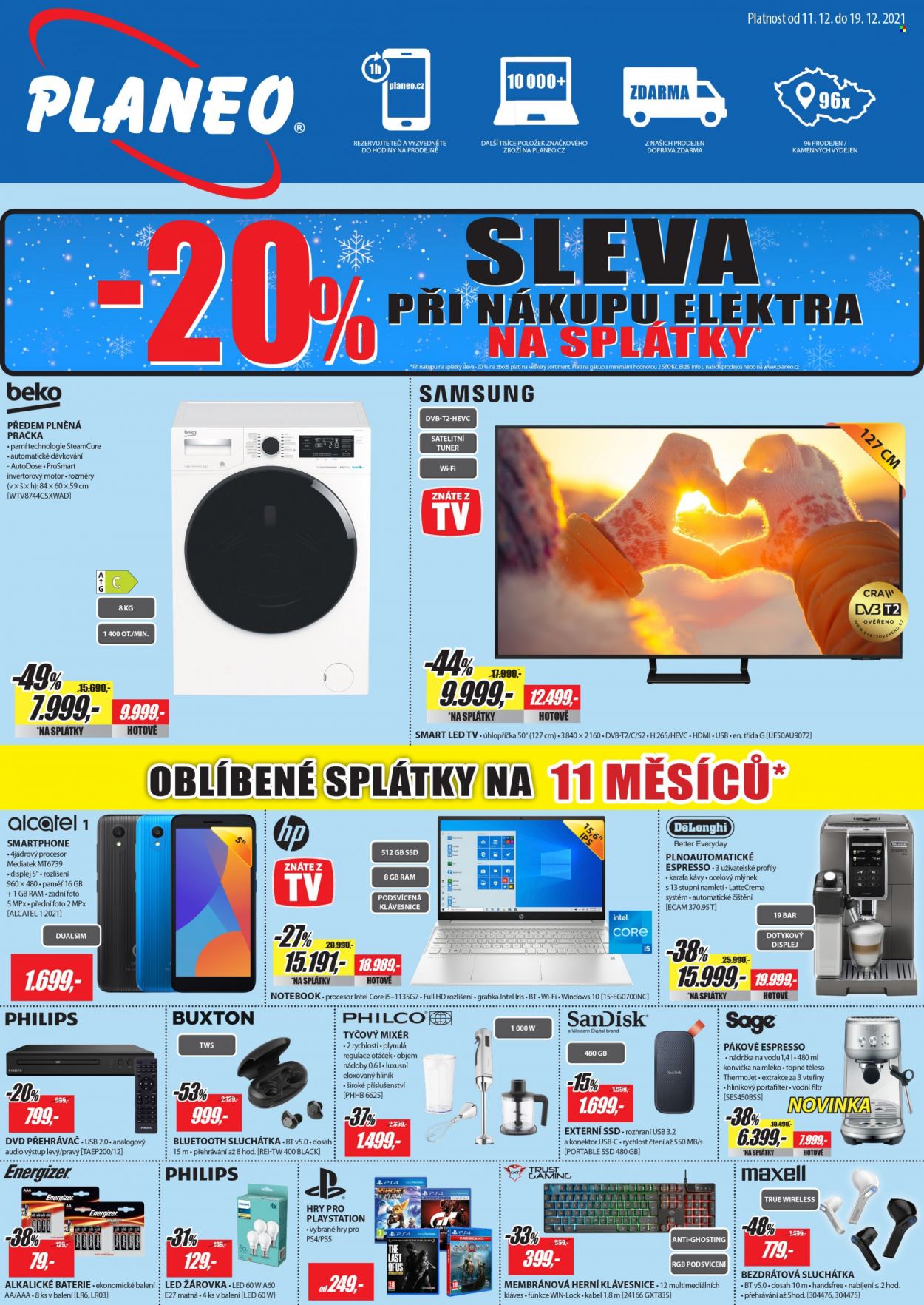 Leták PLANEO Elektro - 11.12.2021 - 19.12.2021. Strana 1