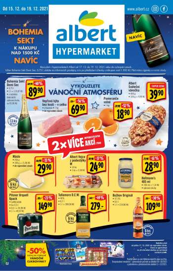 Leták Albert Hypermarket - 15.12.2021 - 19.12.2021.