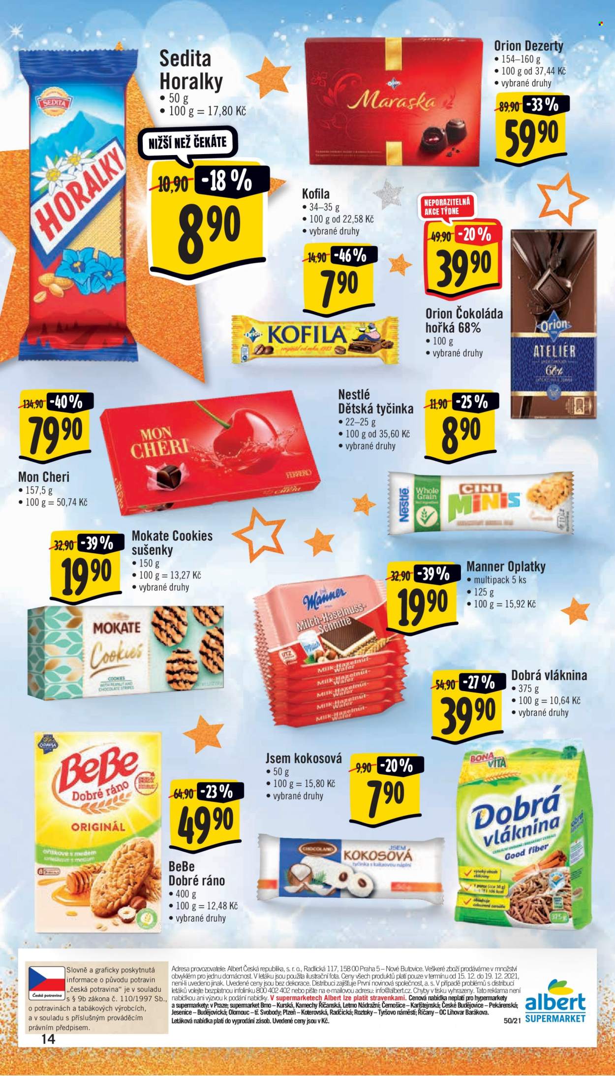 Leták Albert Supermarket - 15.12.2021 - 19.12.2021. Strana 14