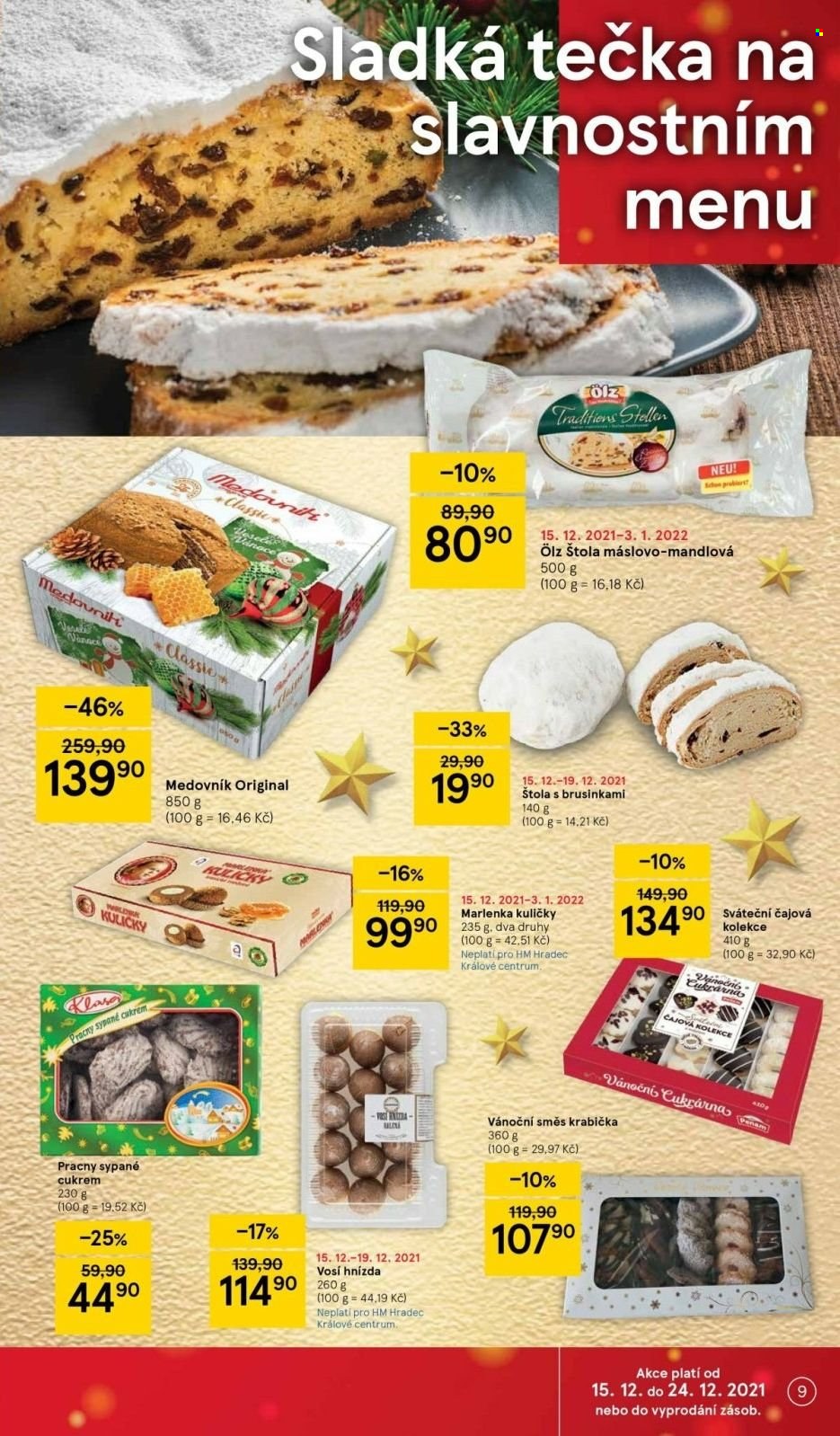 Leták TESCO - 15.12.2021 - 19.12.2021. Strana 9