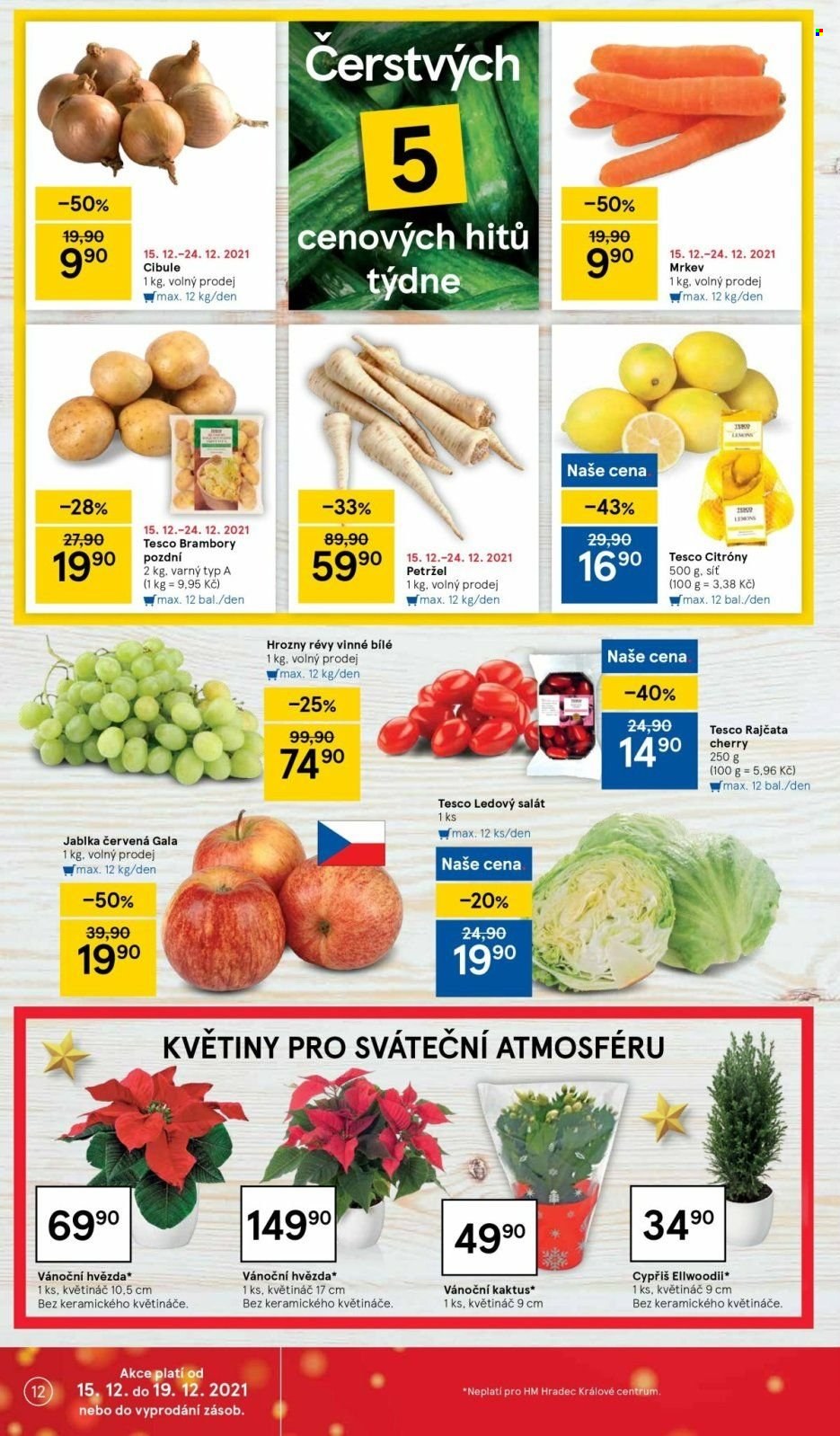 Leták TESCO - 15.12.2021 - 19.12.2021. Strana 12