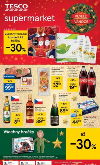 Leták TESCO supermarket - 15.12.2021 - 19.12.2021.