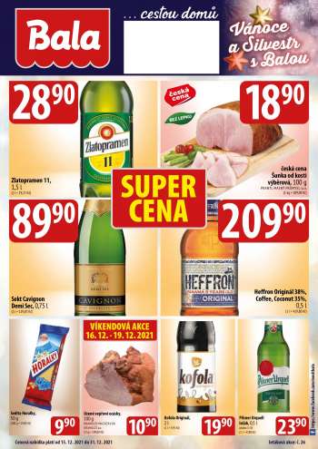 Leták Bala - 15.12.2021 - 31.12.2021.