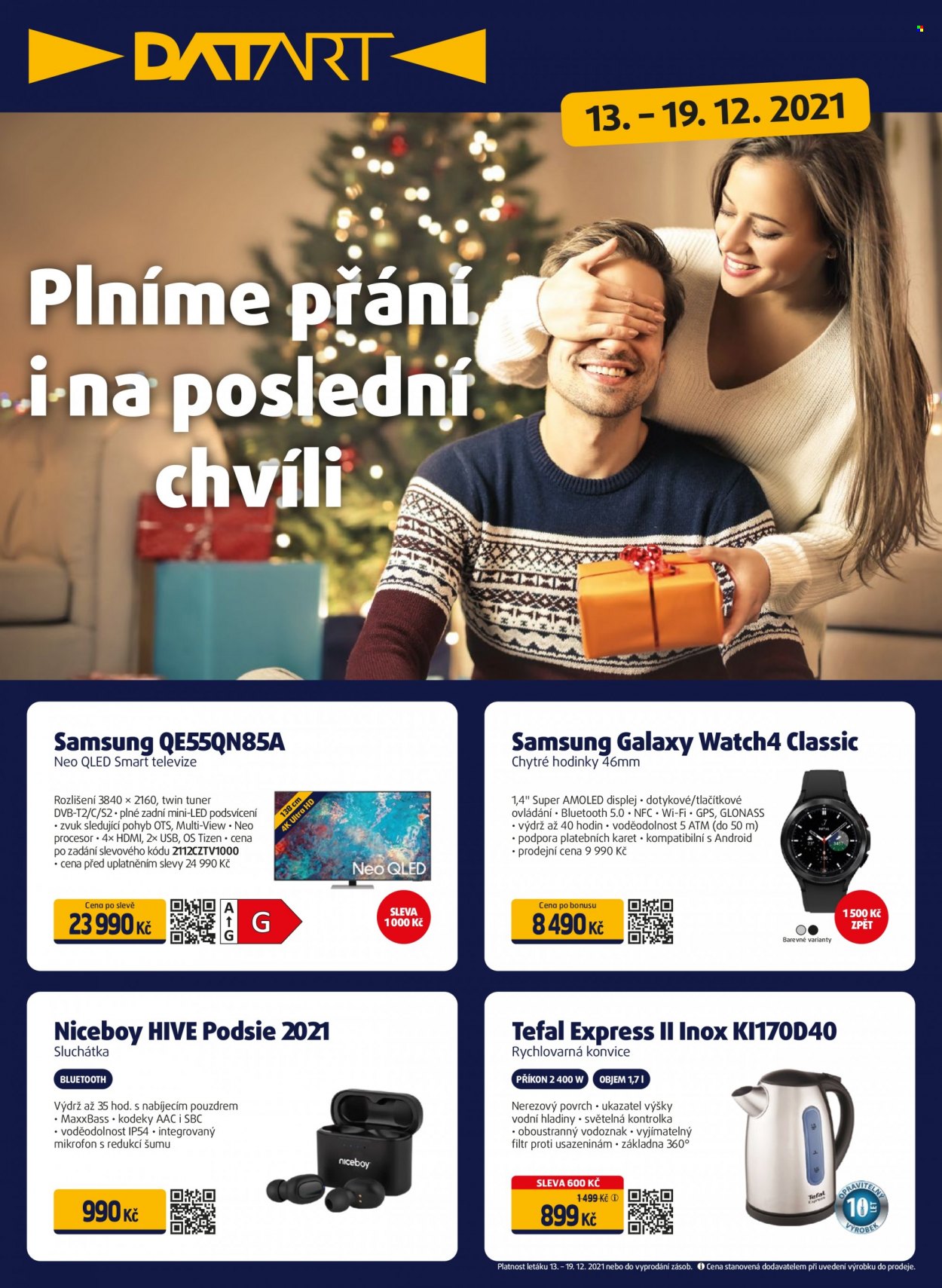 Leták DATART - 13.12.2021 - 19.12.2021. Strana 1