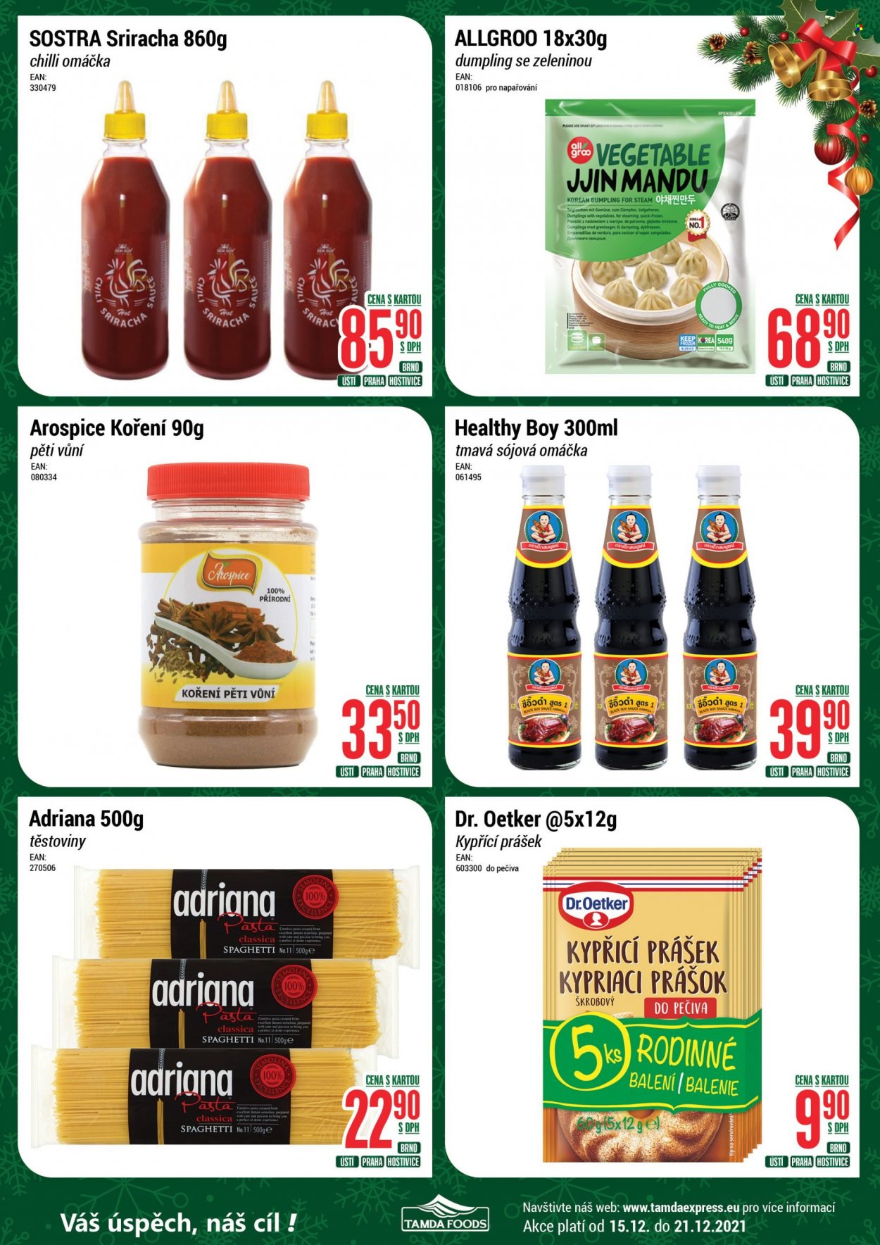 Leták Tamda Foods - 15.12.2021 - 21.12.2021. Strana 25