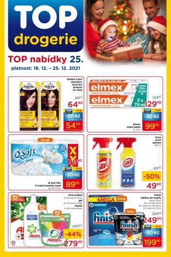 Leták TOP drogerie - 16.12.2021 - 25.12.2021.