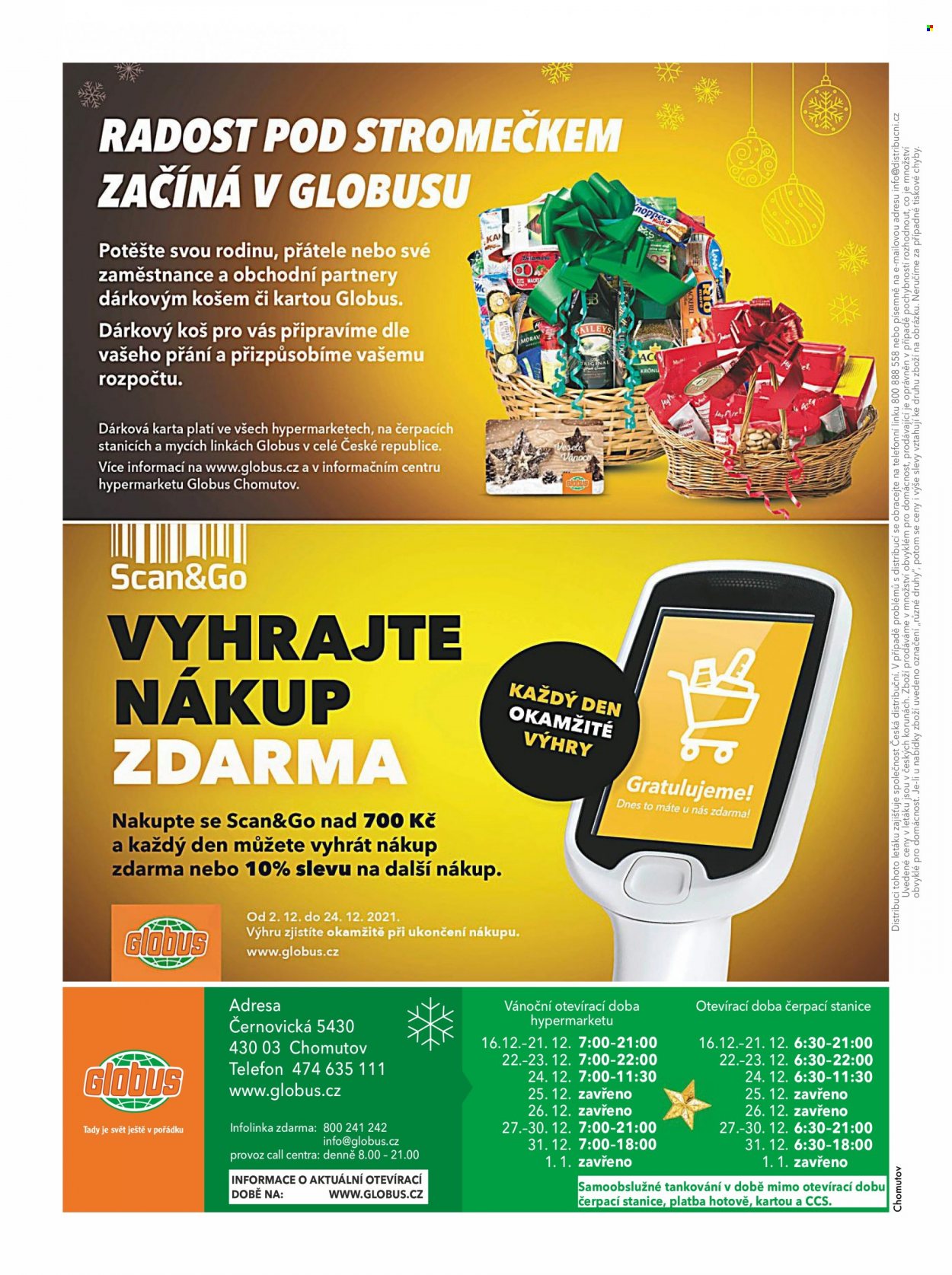 Leták Globus - 16.12.2021 - 24.12.2021. Strana 12