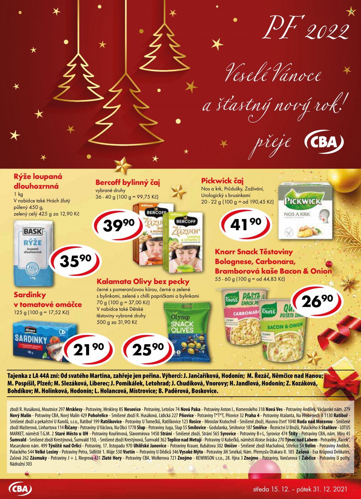 Leták CBA Premium - 15.12.2021 - 31.12.2021. Strana 7