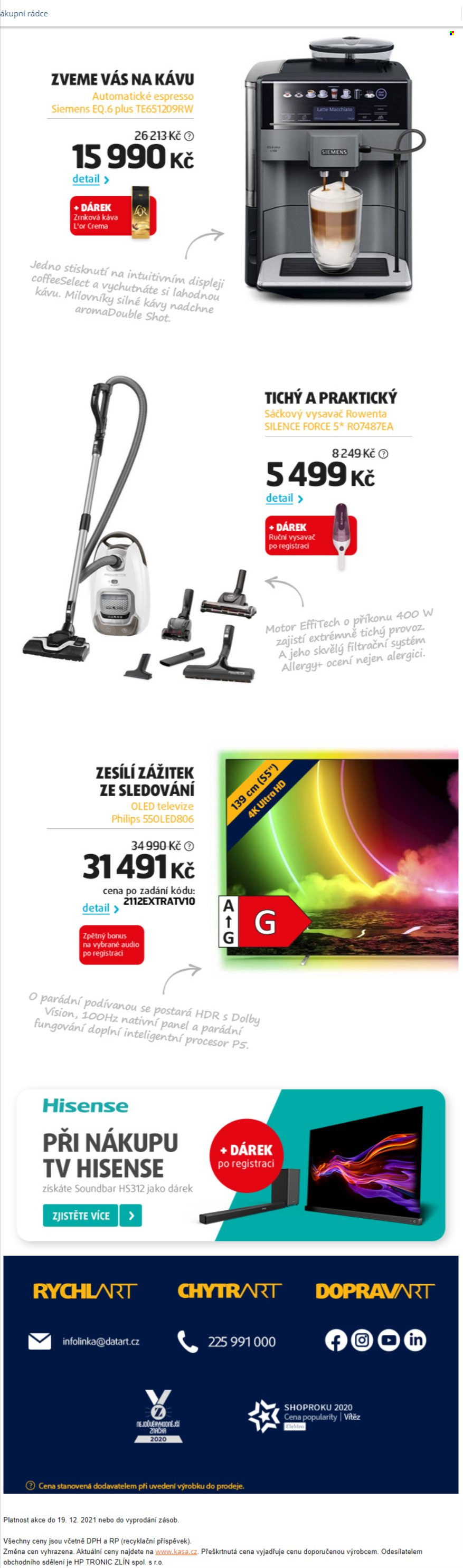 Leták DATART - 15.12.2021 - 19.12.2021. Strana 3