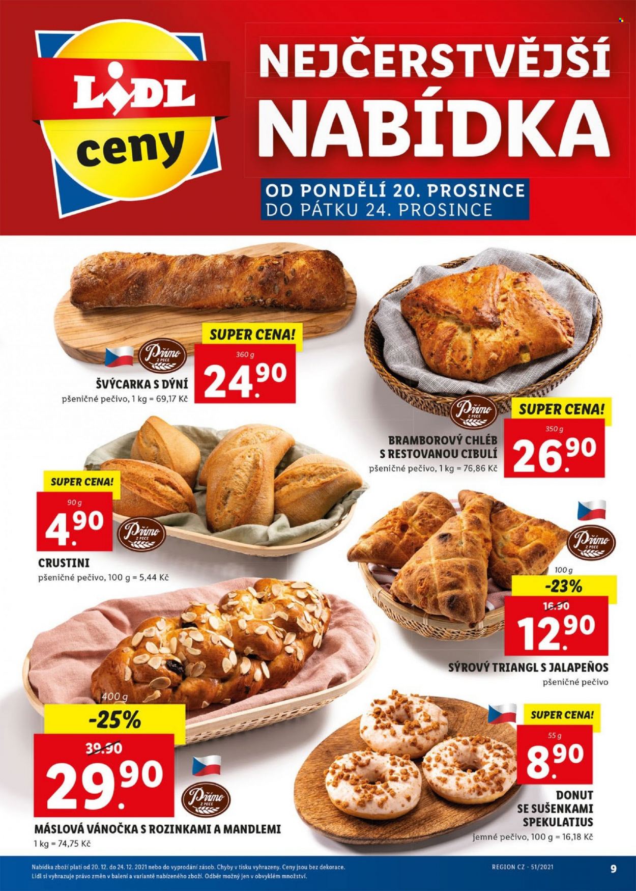Leták Lidl - 20.12.2021 - 24.12.2021. Strana 9