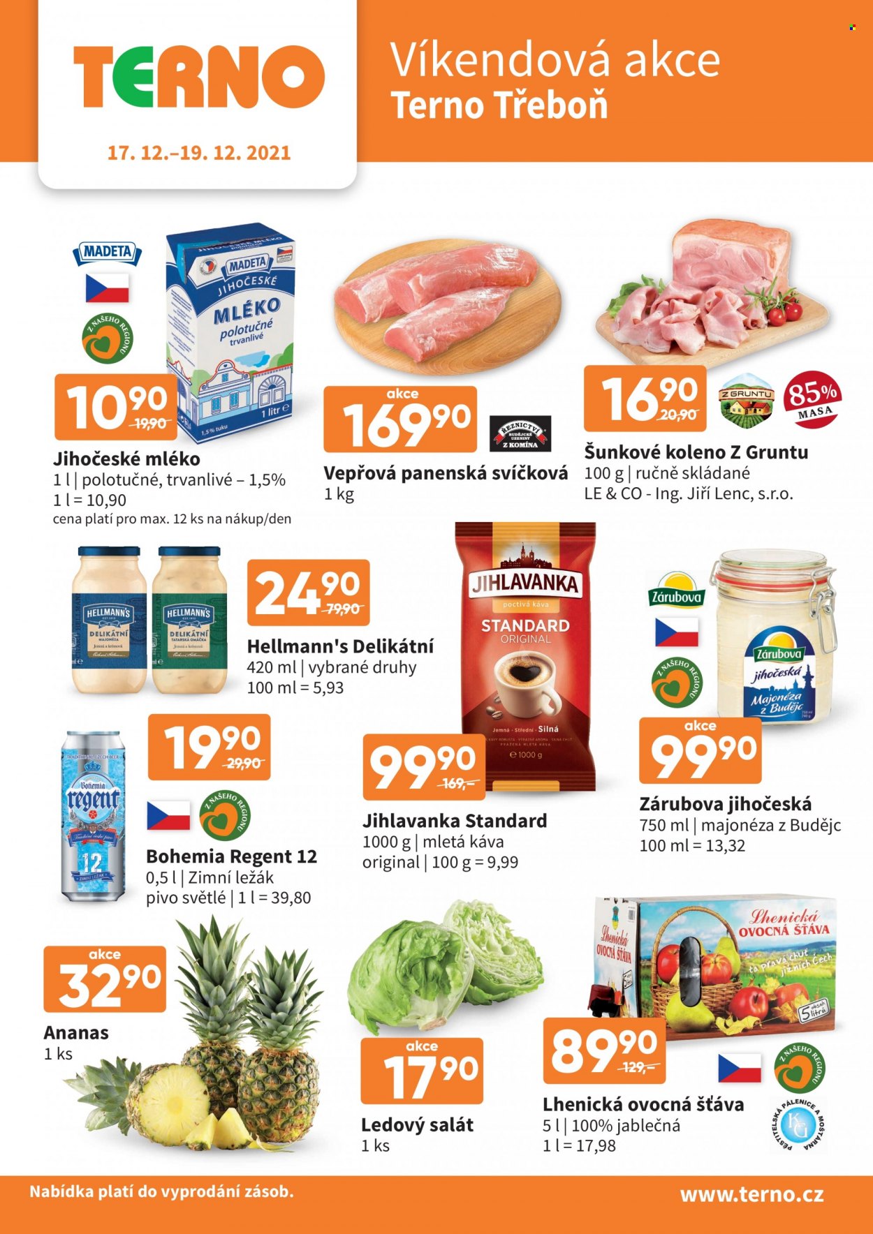 Leták coop TERNO - 17.12.2021 - 19.12.2021. Strana 1
