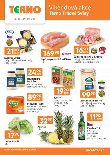 Leták coop TERNO - 17.12.2021 - 19.12.2021.