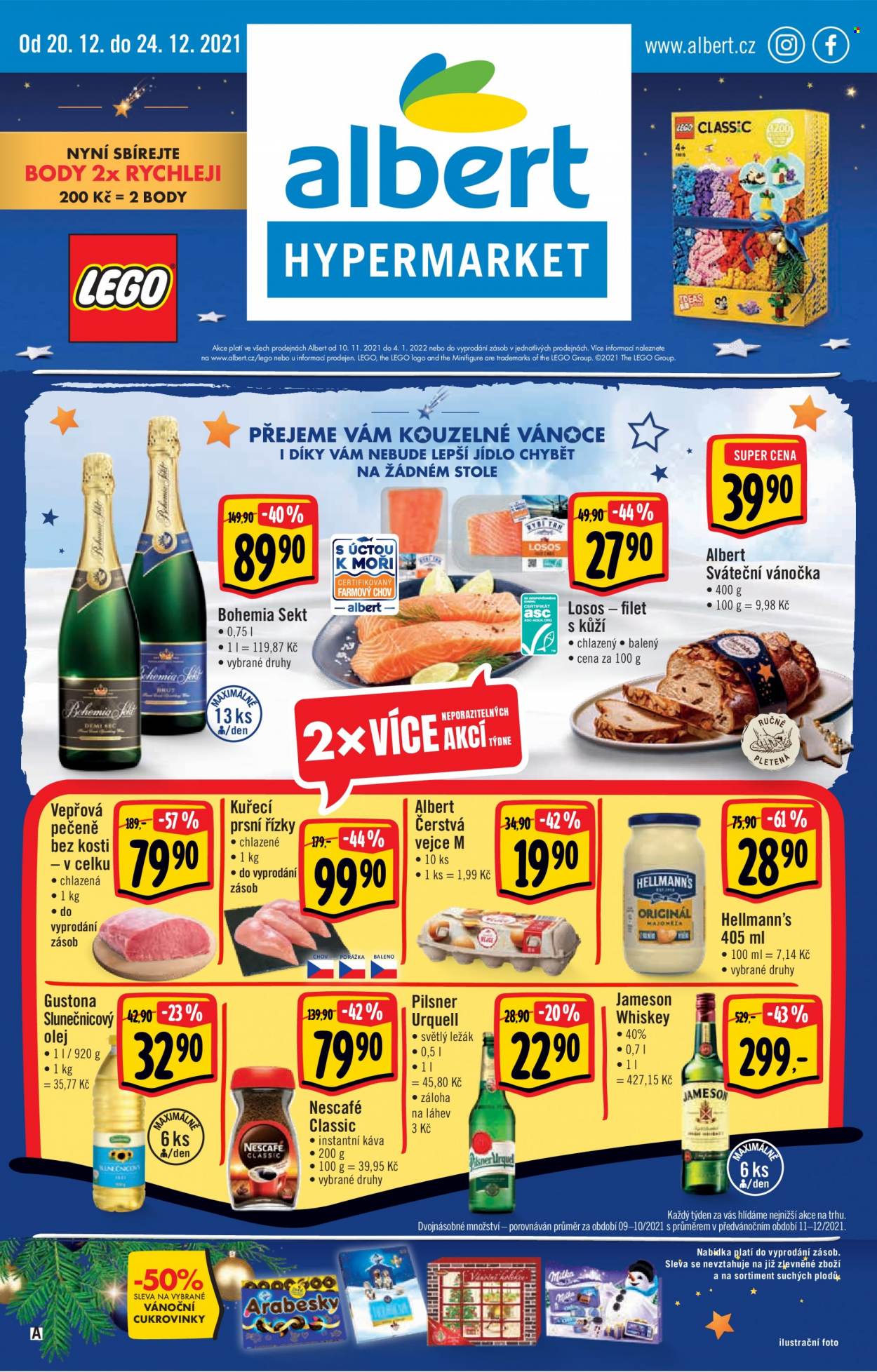 Leták Albert Hypermarket - 20.12.2021 - 24.12.2021. Strana 1