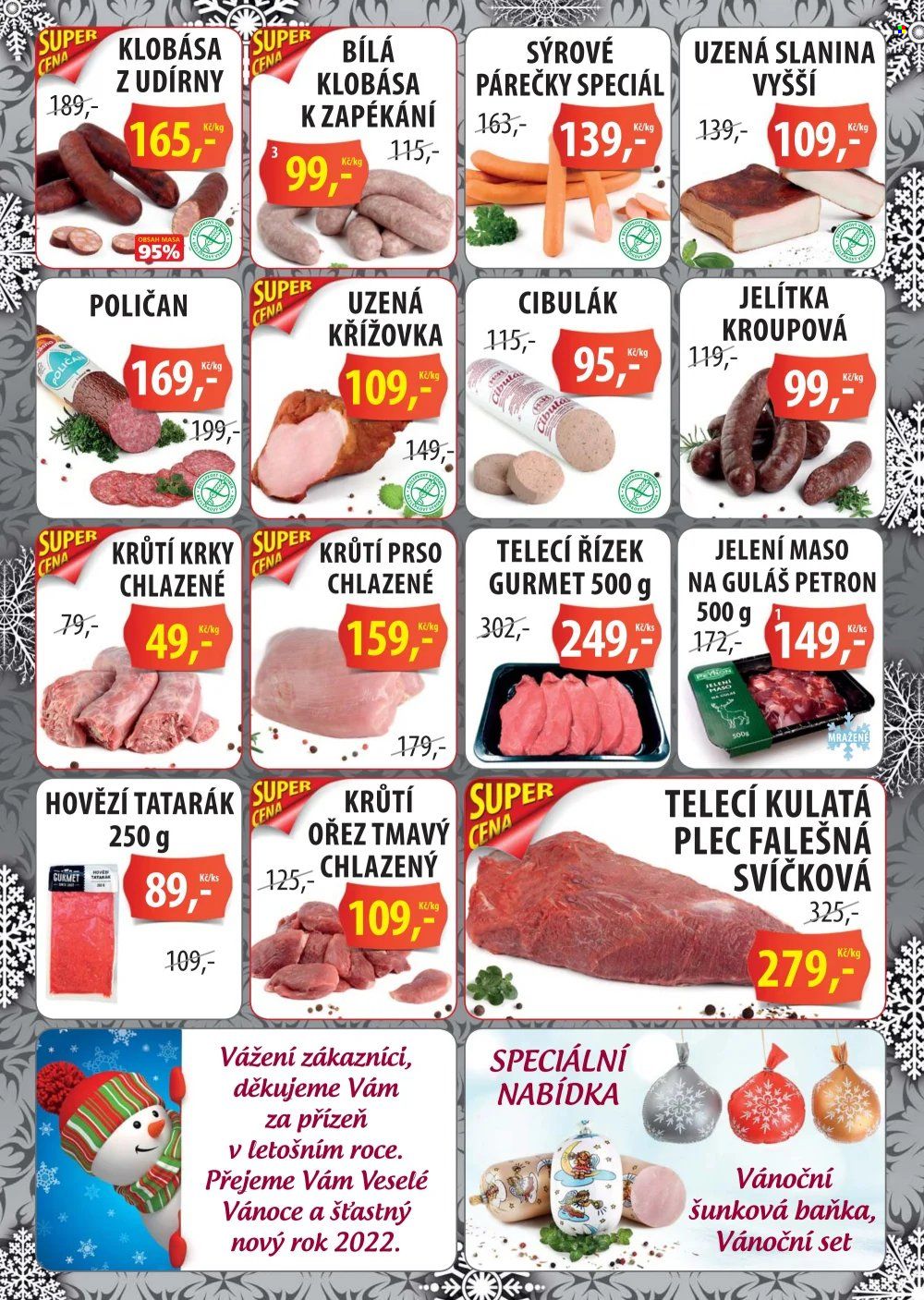 Leták Řeznictví H&H - 20.12.2021 - 31.12.2021. Strana 3