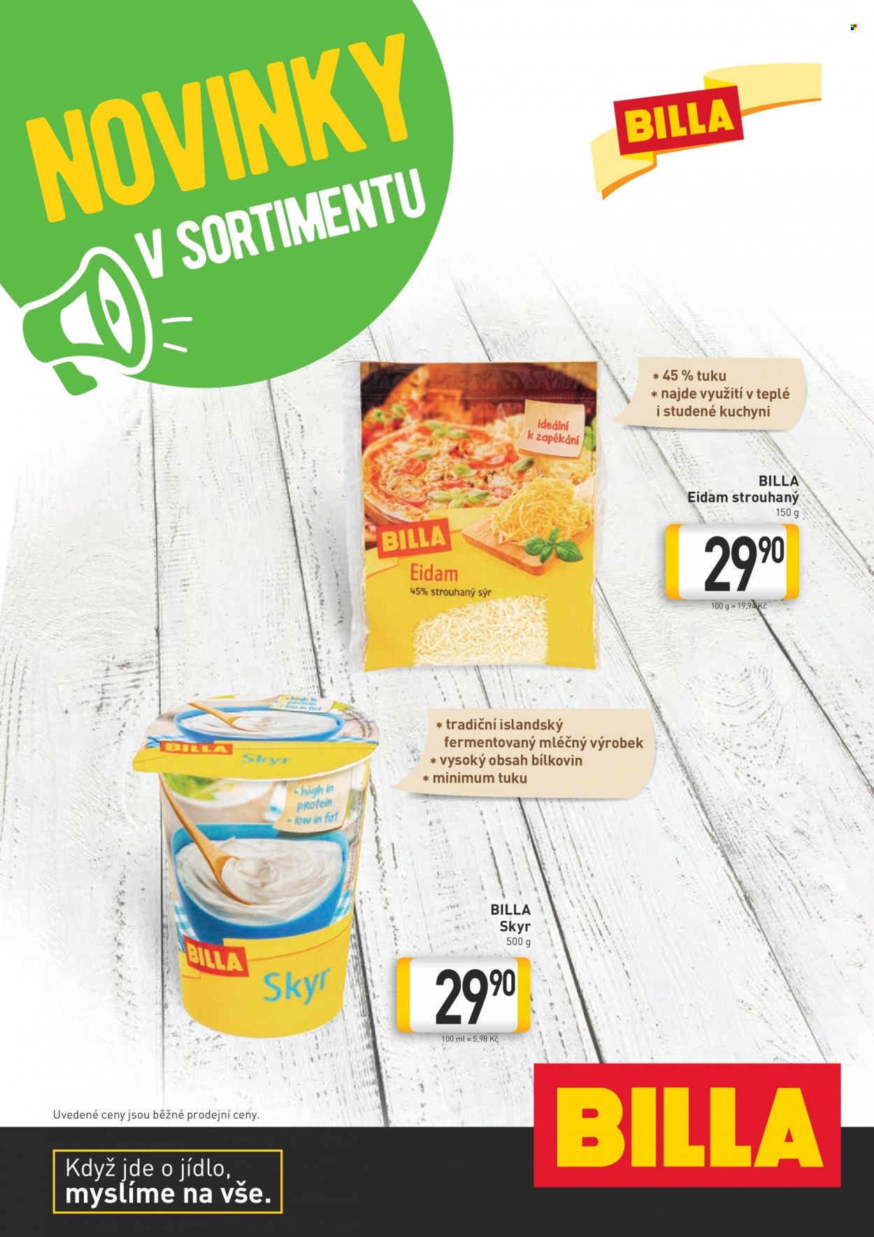Leták BILLA. Strana 4