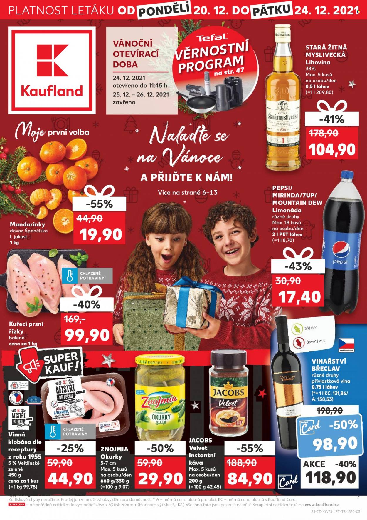Leták Kaufland - 20.12.2021 - 24.12.2021. Strana 1