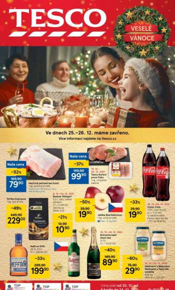 Leták TESCO - 20.12.2021 - 24.12.2021.