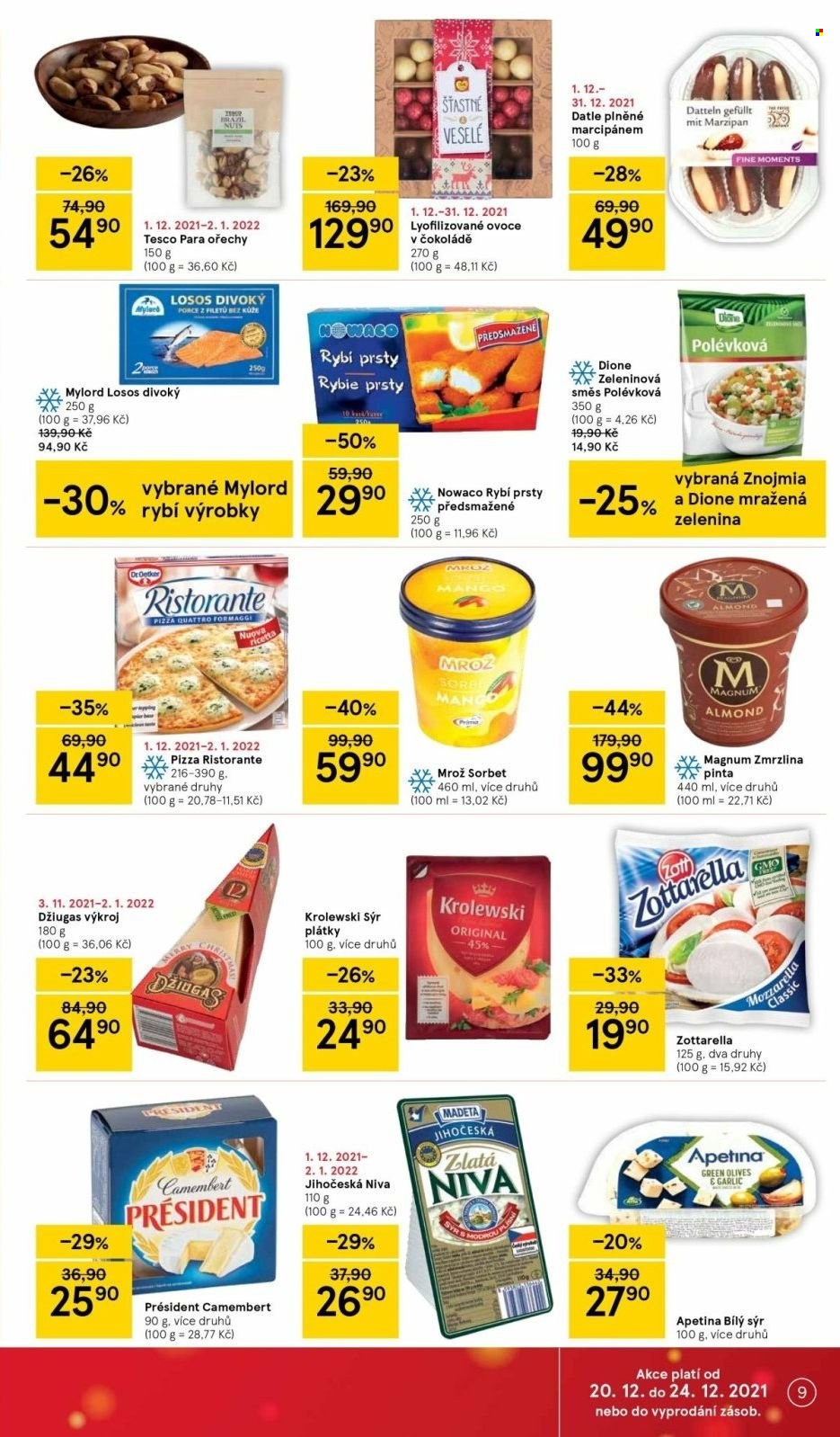 Leták TESCO - 20.12.2021 - 24.12.2021. Strana 9