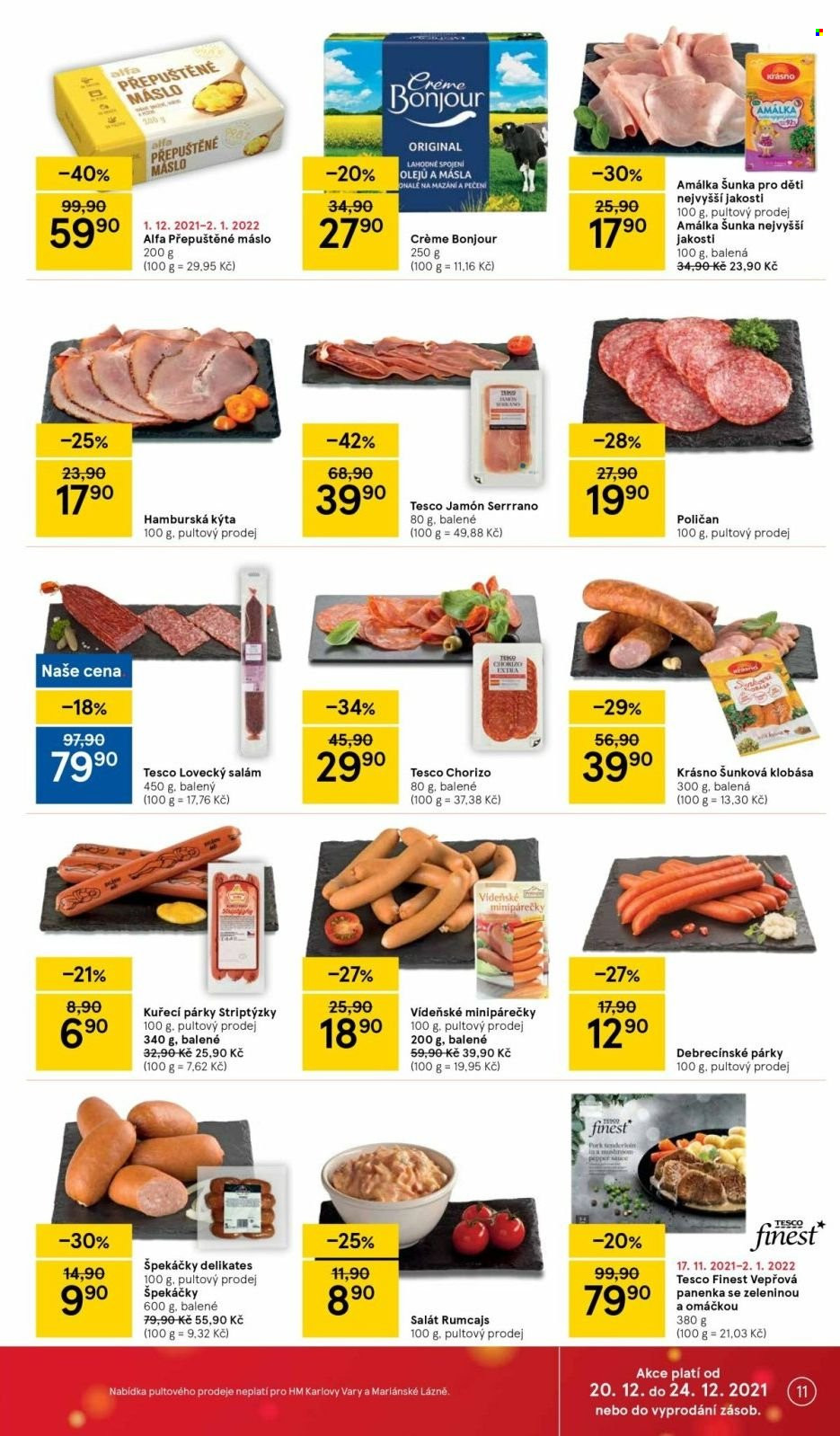 Leták TESCO - 20.12.2021 - 24.12.2021. Strana 11