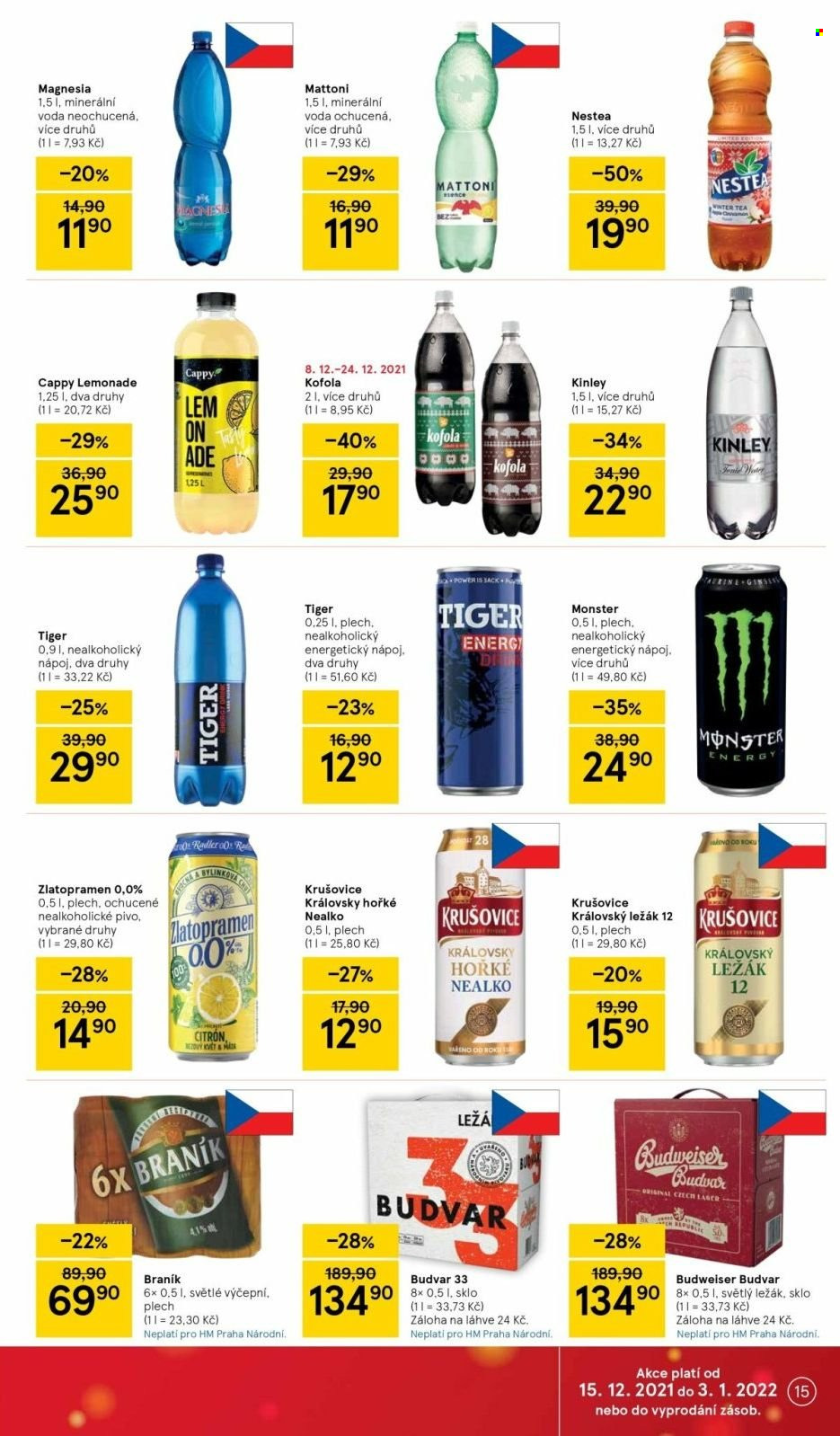 Leták TESCO - 20.12.2021 - 24.12.2021. Strana 15