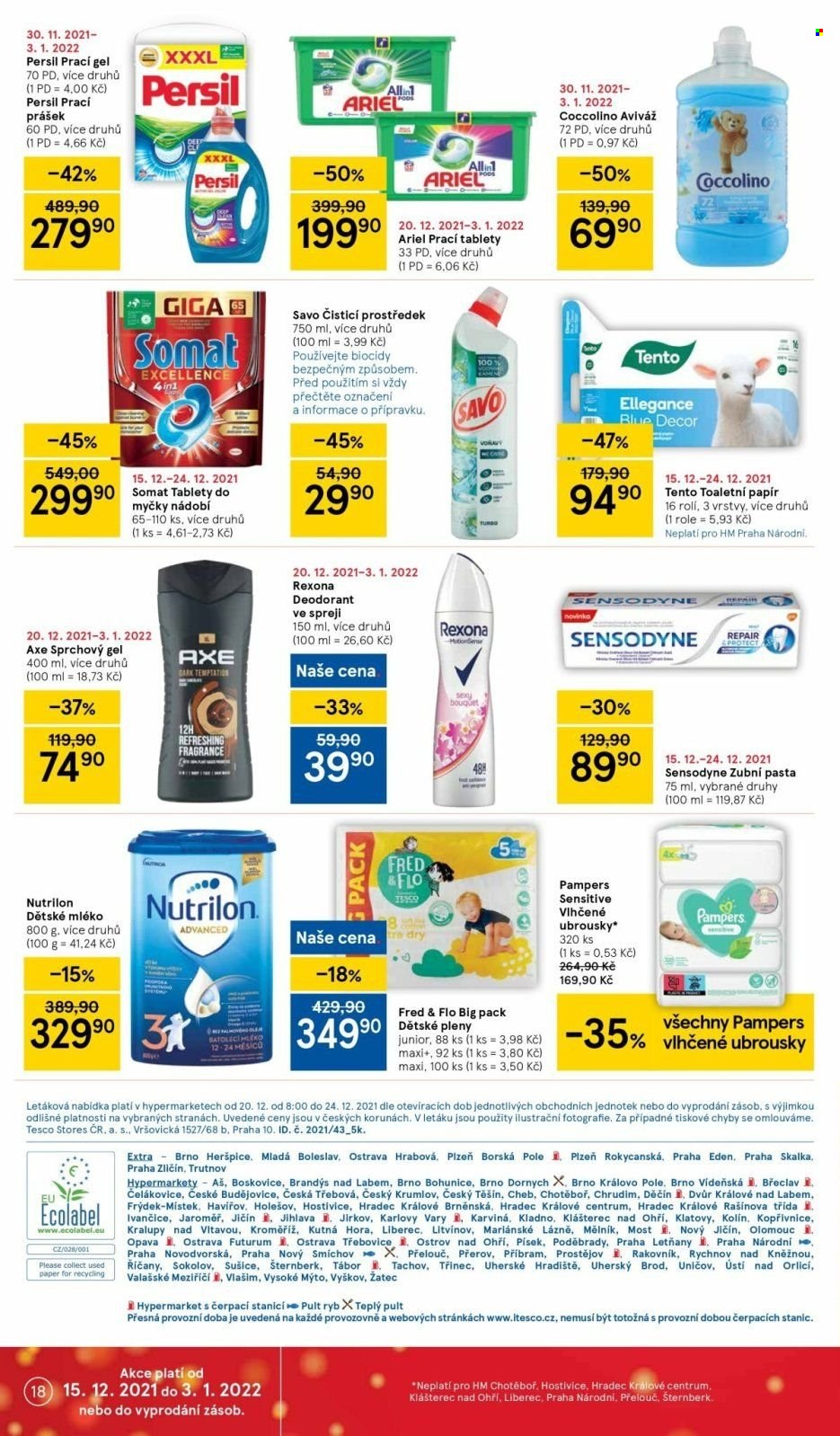 Leták TESCO - 20.12.2021 - 24.12.2021. Strana 18