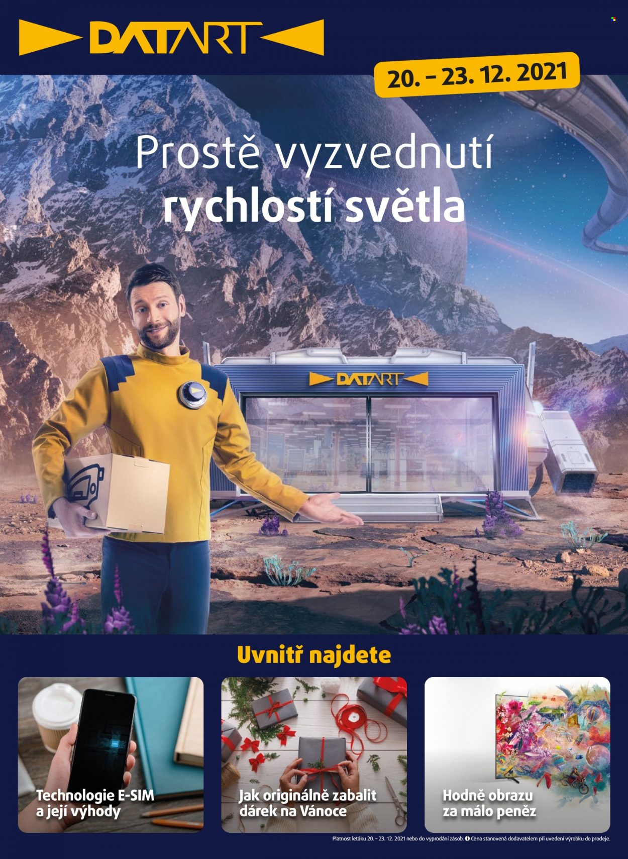 Leták DATART - 20.12.2021 - 23.12.2021. Strana 1