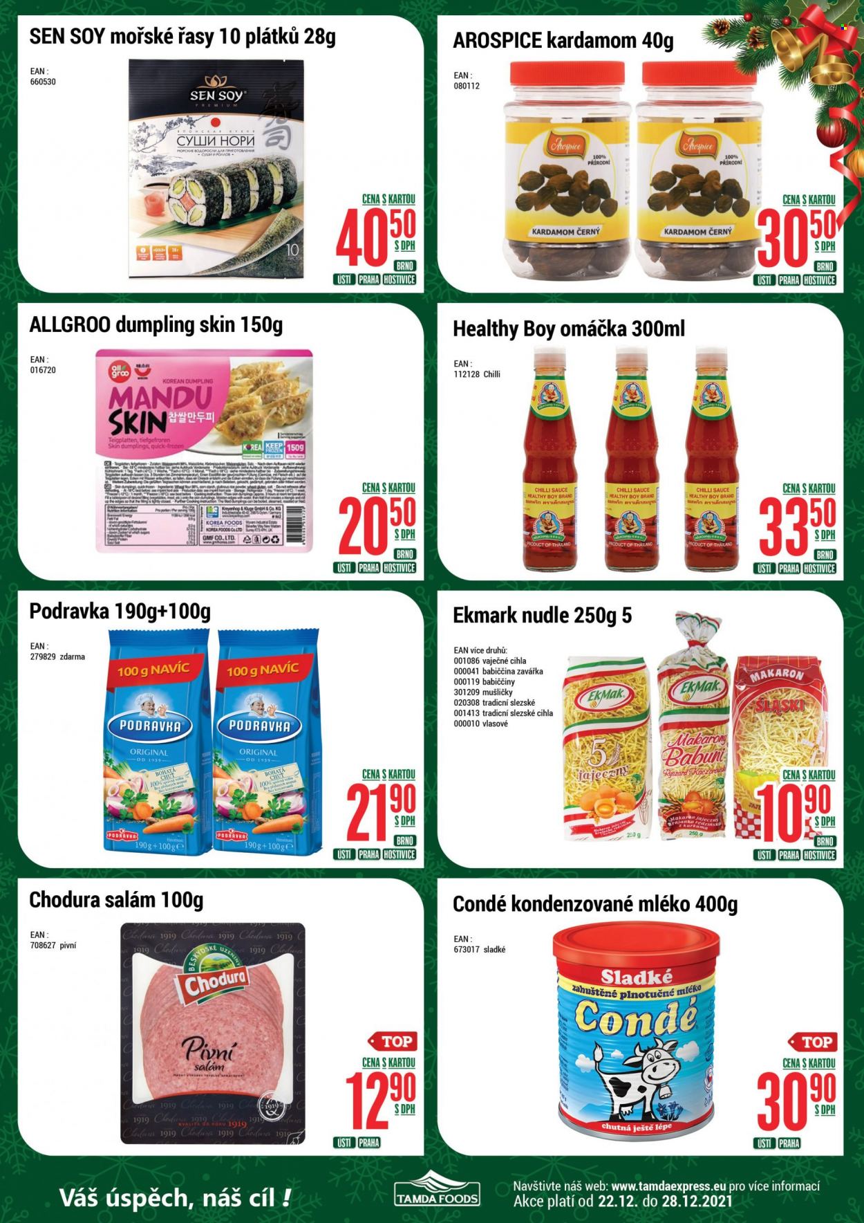 Leták Tamda Foods - 22.12.2021 - 28.12.2021. Strana 25