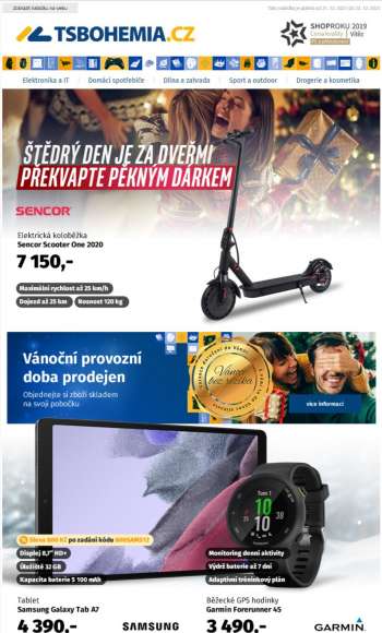 Leták T.S. BOHEMIA - 21.12.2021 - 23.12.2021.