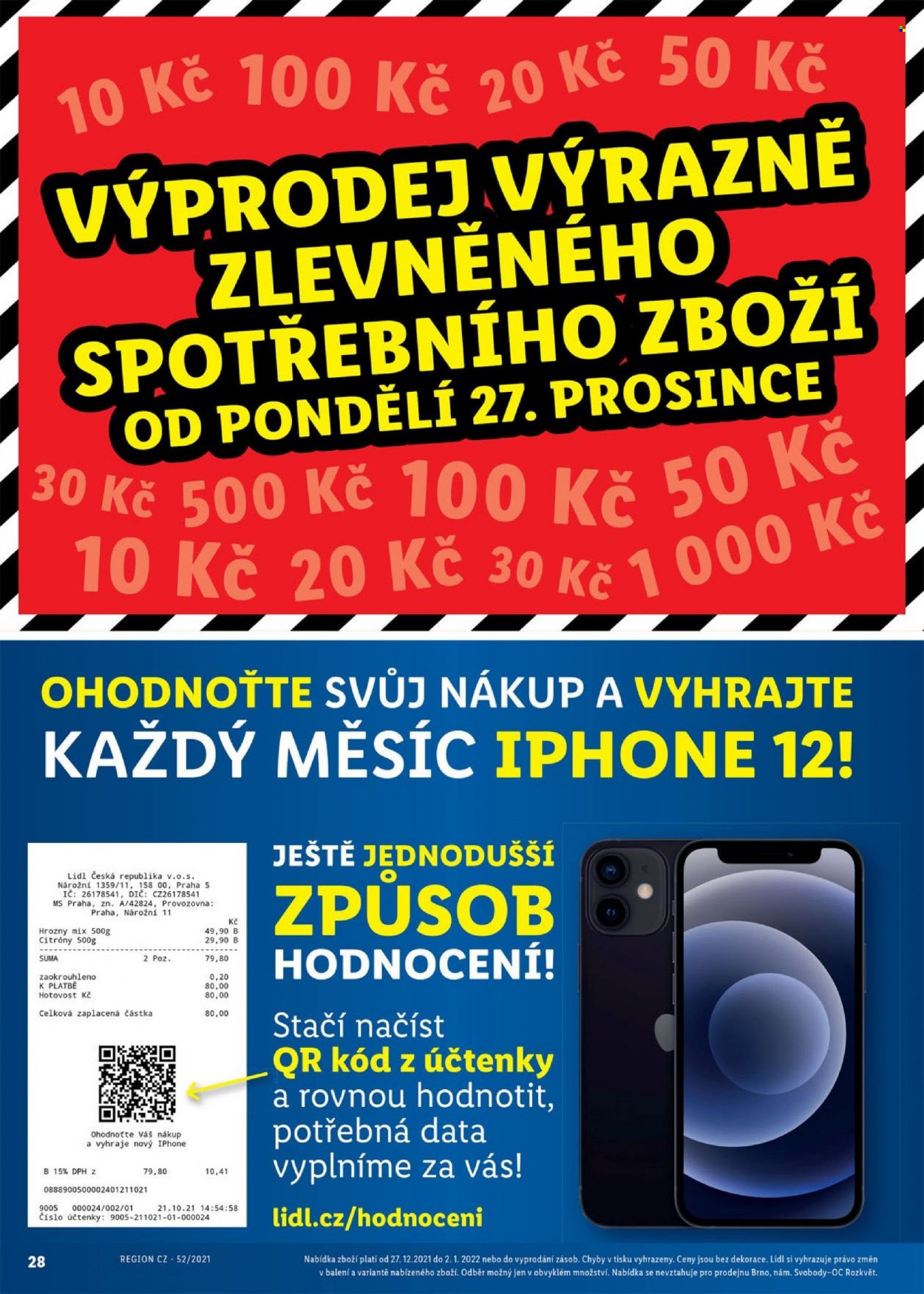 Leták Lidl - 27.12.2021 - 2.1.2022. Strana 28
