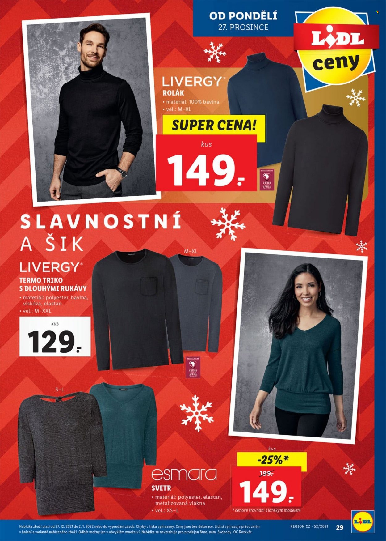 Leták Lidl - 27.12.2021 - 2.1.2022. Strana 29