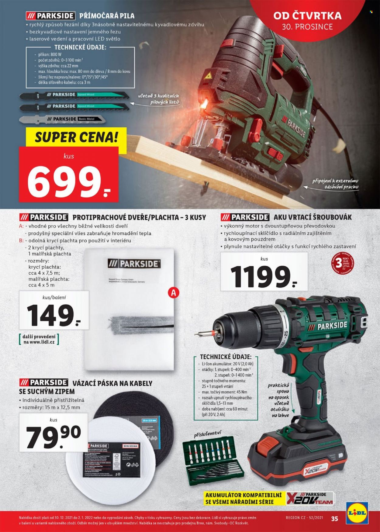 Leták Lidl - 27.12.2021 - 2.1.2022. Strana 35